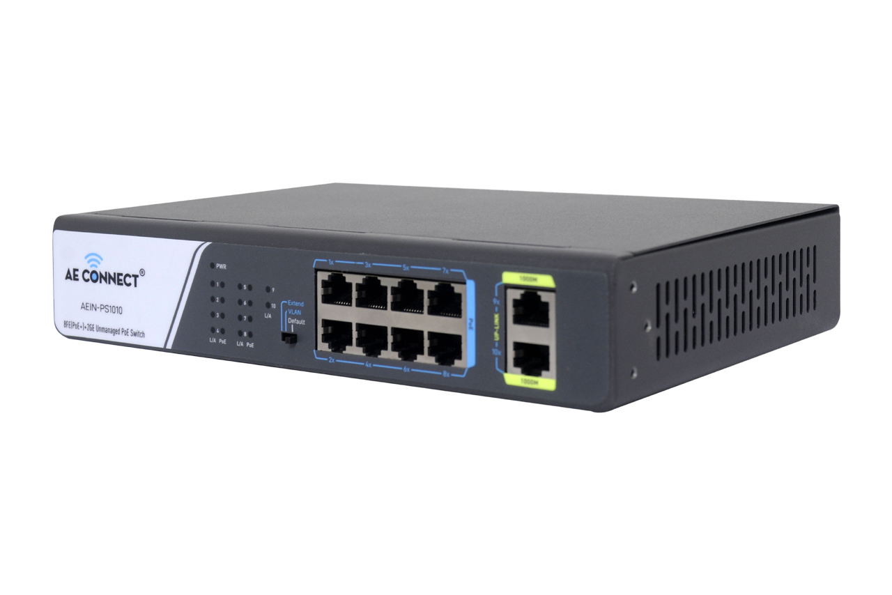 FE PoE Switch With Giga Uplink