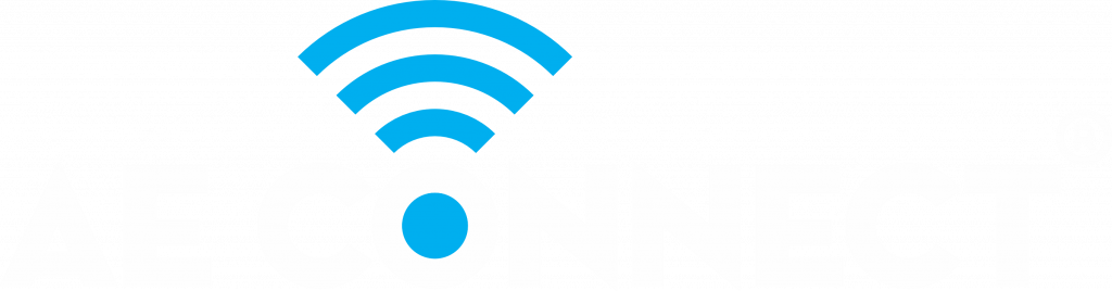 AE Connect White Logo