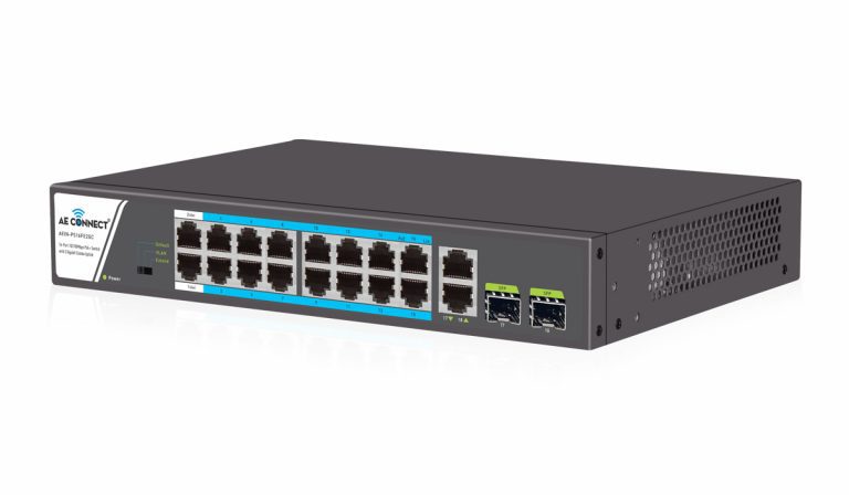 High-Performance 16 Port PoE Switch for IP Surveillance