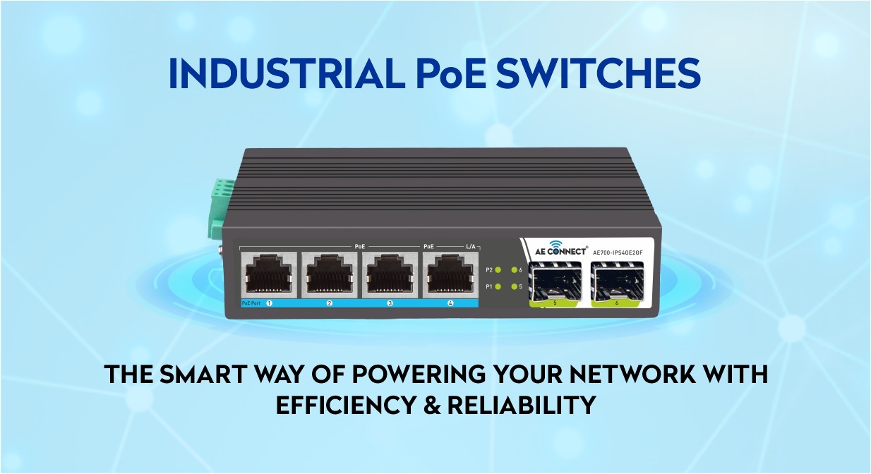 Industrial PoE+ Switches