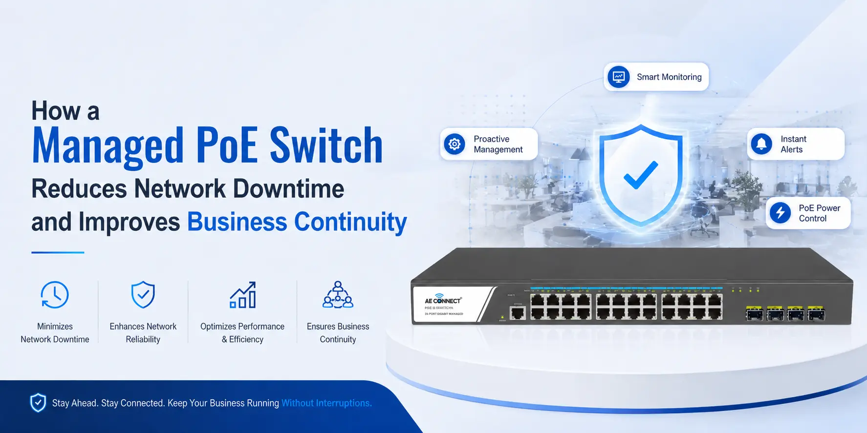 Managed PoE switch