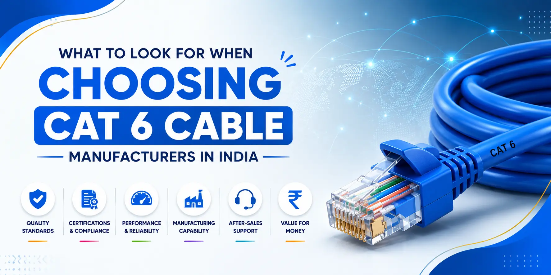Cat 6 Cable Manufacturers in India