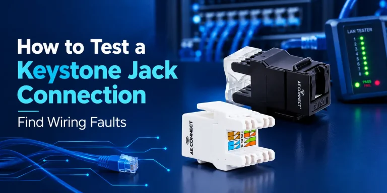 Testing a Keystone Jack Connection